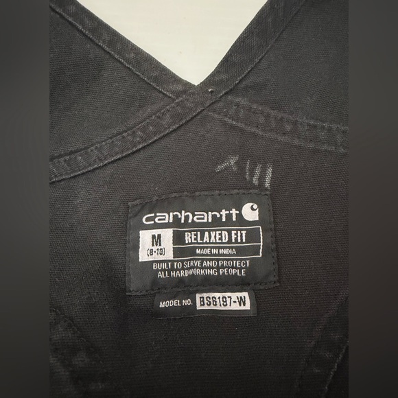Carhartt Ashland Relaxed Fit Rugged Flex Canvas Shortalls - M - Picture 7 of 12